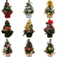 thumbnail image 4 of 8inch Christmas Tree Ornaments Table Ornaments Small Tree, 4 of 8