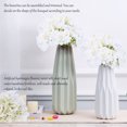 thumbnail image 4 of Elegante decoración para bodas y jardines, sin hojas, ramo de hortensias de seda blanca con flores artificiales, 4 of 8