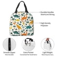 thumbnail image 4 of Easygdp Dinosaurs and Tropical Leaves Bolsa Térmica Premium - Tela Oxford Impermeable, Gran Capacidad, Bolsillo Frontal, Unisex para Trabajo, Escuela, Actividades al Aire Libre y Picnics, 4 of 8