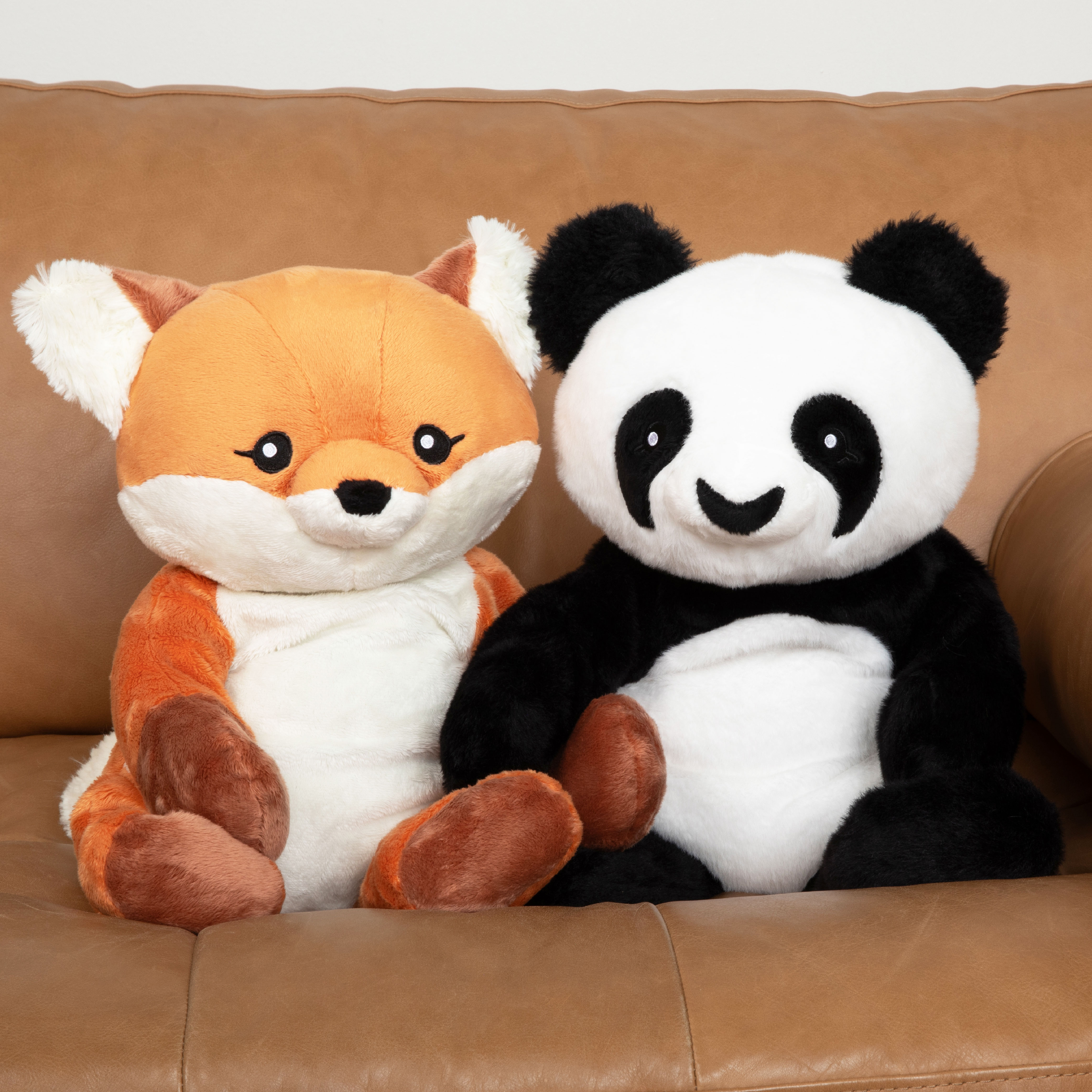 Hugimals Forrest the Fox 4.5lbs Weighted Self Care Stuffed Animal Stress and Anxiety Relief Plush for Adults and Kids