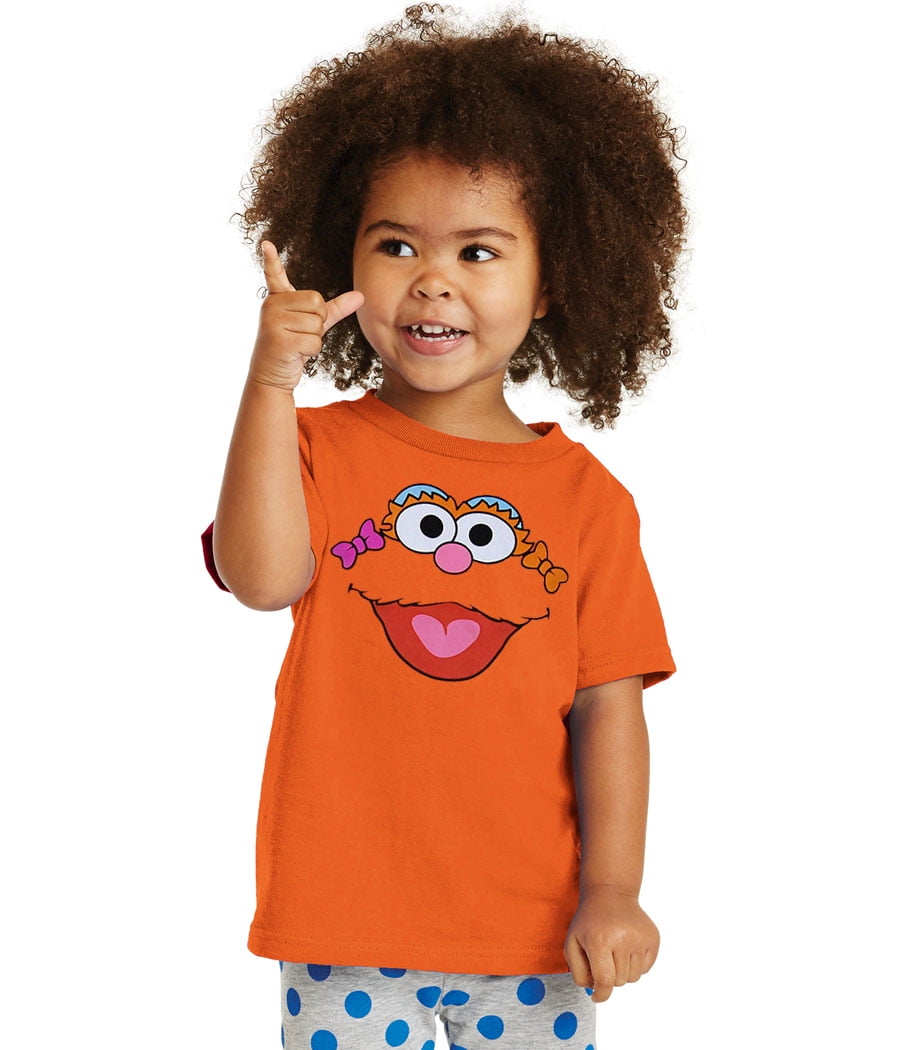 visueel noot klauw Sesame Street Zoe Face Toddler T-Shirt - Walmart.com