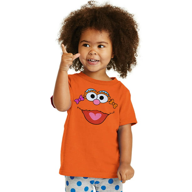 visueel noot klauw Sesame Street Zoe Face Toddler T-Shirt - Walmart.com