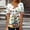 Yellow, variant on Pincandy Women‘s Summer Sexy Fold Printed Regular Women Short Sleeves V Neck Button Tops Blouse Tunic Tops V Neck Summer Shirts Floral Print Tops Dressy Blouse,White,S