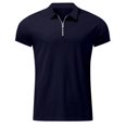 thumbnail image 4 of Summer Men's Sports Short Sleeve Golf Youth Men's Zipper Casual Top 5XL, 4 of 5