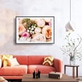 thumbnail image 3 of IDEA4WALL Framed Canvas Wall Art Rose Flowers Floral Picture Prints for Modern Home Decoration, 3 of 4