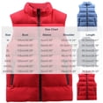 thumbnail image 2 of Iyufng Mens Mock Neck Horizontal Quilted Puffer Vests Zip Up Lightweight Winter Sleeveless Jackets with Zipper Side Pockets, 2 of 7