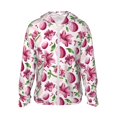thumbnail image 2 of Lsque Lilies Flowers UPF 50+ Lightweight Sun Protection Men's Women's Long Sleeve Shirt, Hoodie Performance -Large, 2 of 9