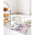 thumbnail image 4 of Spring Easter Kitchen Dish Towels for Drying Dishes Set of 2, Watercolor Flowers Rabbits Ears Bow Wooden Gray Waffle Weave Microfiber Hand Tea Bathroom Towels Quick Dry & Absorbent Towel 12x12, 4 of 7