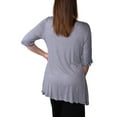 thumbnail image 2 of 24/7 Comfort Apparel Women's Plus Size Elbow Sleeve Tunic Top, 2 of 4