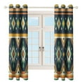 thumbnail image 4 of Bohemia 2pcs Blackout Curtains For Living Room Bedroom Grommet Top Window Set for Left And Right Biparting Open, 4 of 6