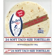 LaLa's Flour Tortillas, Soft Taco Size, 24 Count