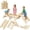 78*78*32cm, variant on 8-in-1 Collapsible Child-Centered Climbing Triangle Set for Toddlers – Wooden Indoor Jungle Gym – Includes Arch, Ramp & Ladder – Promotes Gross Motor Skills