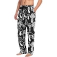 thumbnail image 5 of FREEAMG Men's Cotton Pajama Pants Lounge Sleep Pants Soft Sleepwear Pajama Bottoms with Pockets, 5 of 7