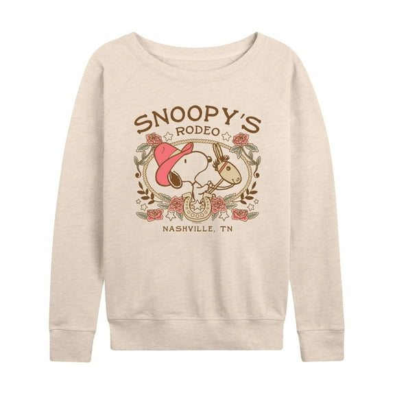 Peanuts - Snoopy Western - Women's French Terry Long Sleeve Shirt