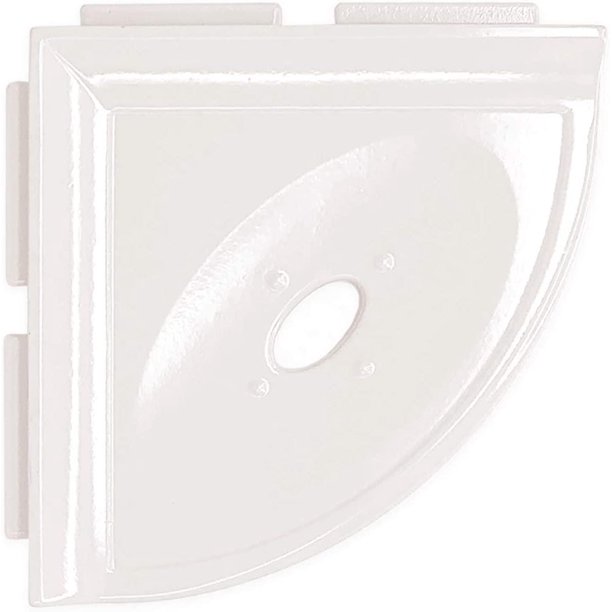Décor Corner Shower Shelf Soap Dish, Lugged for New Construction with