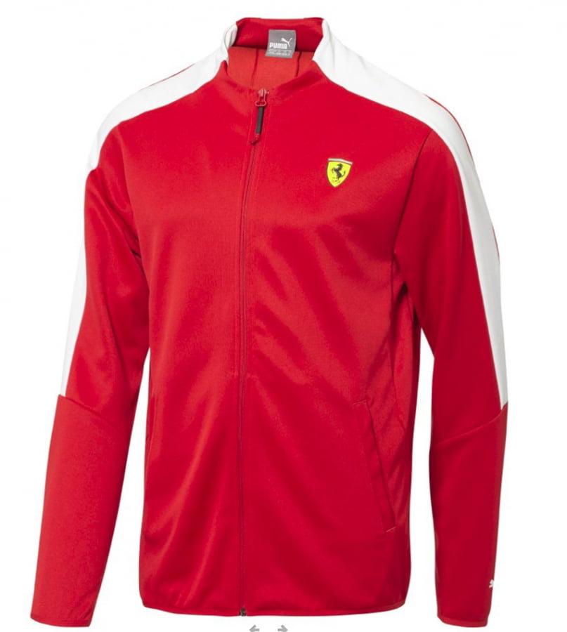 Puma Ferrari Red T7 Track Jacket - Walmart.com