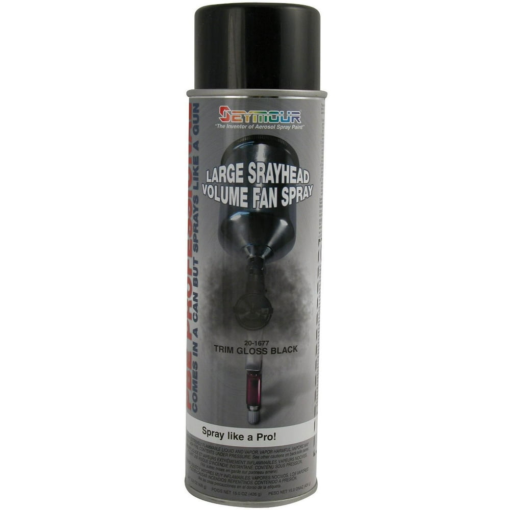 Seymour Of Sycamore Inc PBE Professional Trim Spray Paint, Gloss Black