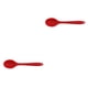 thumbnail image 1 of Inteprter Cuchara de silicona de mango largo para el hogar, vajilla para el hogar, resistente al calor, Flexible, multicolor, cuchara para sopa, Rojo 2piezas, 1 of 6