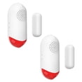 thumbnail image 1 of Graflsoa Smart WiFi Door Window Security Alarm with Voice Control - Tuya App Remote Management for Home Protection (Batteries Not Included) - Pack of 2, 1 of 6