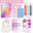 thumbnail image 2 of HTAKE 6" x 8" DIY Journal Scrapbooking Kit, Girls 8+ 29 Pieces, 2 of 6