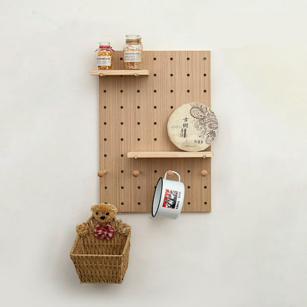 Latady Pegboard Wall Organizer Peg Boards For Walls Combination Kit Hanging Garage Kitchen Living Room Bathroom Office Com - Pegboard Wall Organizer Office
