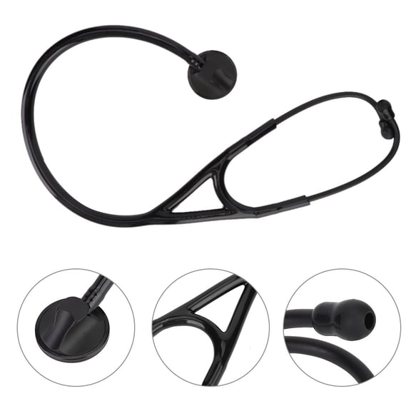 Elowen Professional Stethoscope Professional Stethoscope, Heart Stethoscope Black for Health Care