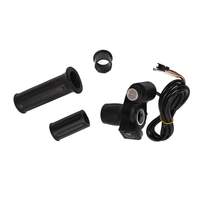 Empuñadura Del Acelerador De Scooter Eléctrico, 4 Luces Luz De Medio Bloqueo Pantalla De Potencia Empuñadura Del Acelerador De Velocidad De Bicicleta Eléctrica Agarre Cómodo