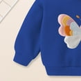 thumbnail image 7 of UAYOTSE Boys and Girls Hooded Sweatshirts Small and Medium Sized Childrens Fleece Pullover Casual Jackets and Tops(18-24 Months,P150-Blue), 7 of 7