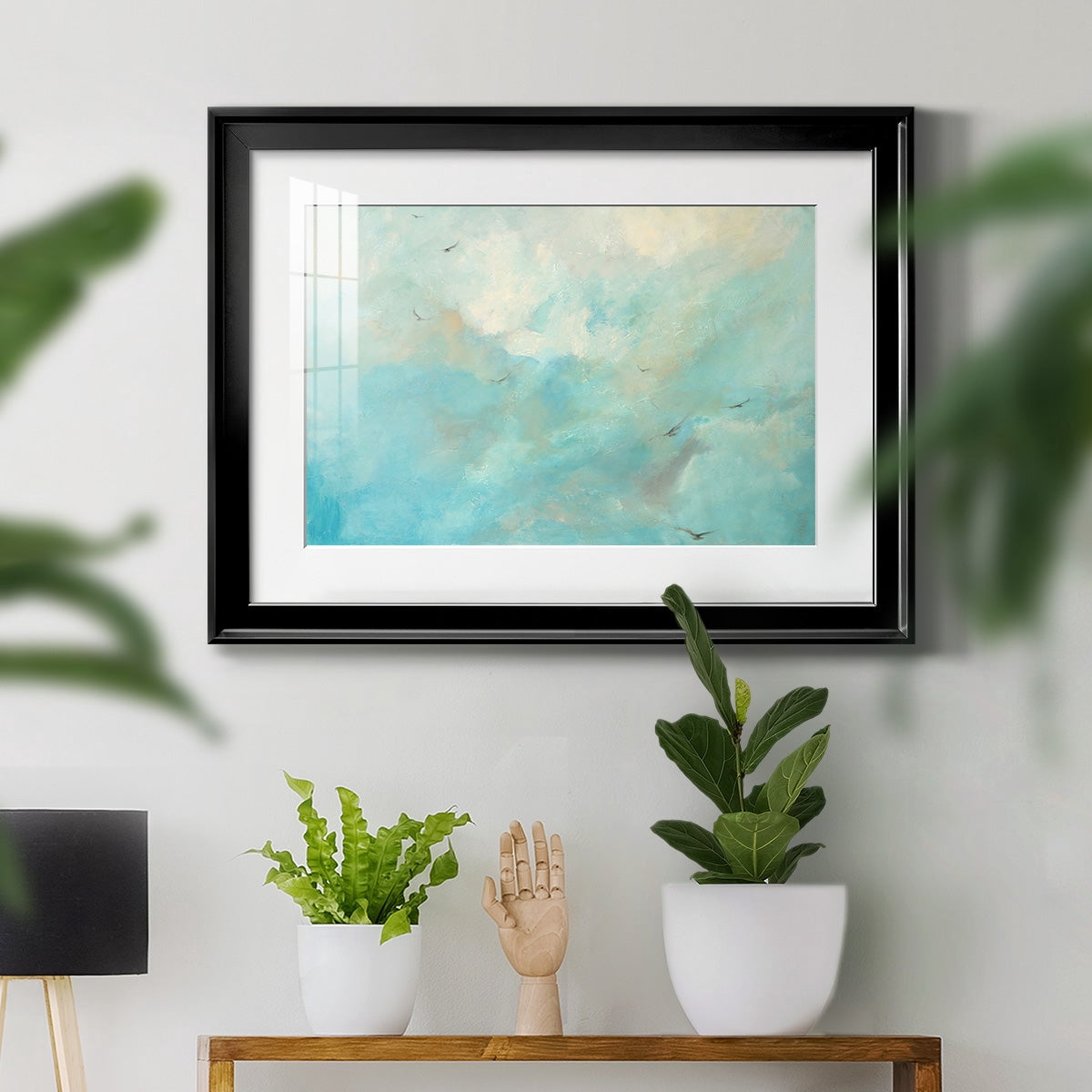 Flying Home Premium Framed Print - Ready to Hang