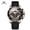 Rose Black, variant on Men's luminous chronograph running seconds waterproof silicone tape quartz watch