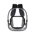 thumbnail image 2 of Kadlawus 2Pcs Clear PVC Backpack for Study, Waterproof Transparent Backpack, Reinforced Straps Security Backpack for Stadium, Sports, Travel, 2 of 7