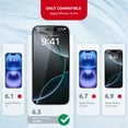 thumbnail image 2 of Protector de pantalla Intaleo MagicBox de cristal templado para iPhone 16 Pro, 2 of 7