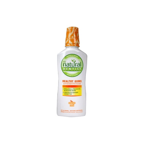 Natural Dentist Healthy Gums Daily Oral Rinse, Orange Zest 16 Oz, 2 Pack