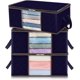 thumbnail image 1 of 3 Pack 35L Clothes Storage Bag, Navy Folding Under Bed Organizer, Duvet Cover Wardrobe Organizer with Strong Fabric Clear Window for Clothes., 1 of 5