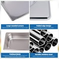 thumbnail image 3 of 6-Pack Hotel Pans 1/3 Size Steam Table Pan 2.5" Deep Hotel Pan Stainless Steel Pan for Party, Restaurant, Hotel, 3 of 15