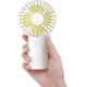 thumbnail image 1 of (blanco) Mini Ventilateur Portatif, Petit Ventilateur Main, Ventilateur De Poche Recargable Usb Portable [4000 Mah, 5-20 Heures De Travail] Vent, 1 of 5