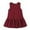 Wine, variant on FAOWME Kids Toddler Baby Girls Spring Summer Solid Color Sleeveless Princess Dress Sundress Vacation Dresses 2-3 Years