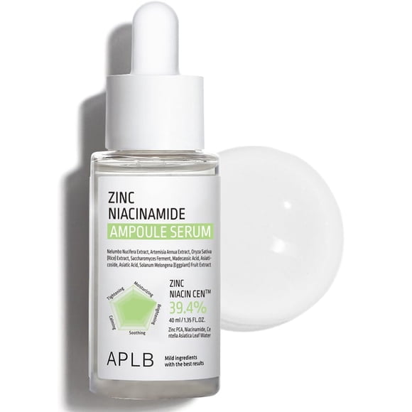 Sérum APLB Ampolla de niacinamida de zinc y niacina CEN 39,4% 40 ml