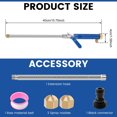 thumbnail image 2 of MesaSe Jet Nozzle for Garden Hose with 2 Different Nozzles and Hose Quick Connector Rustproof Jet Nozzle Power Washer Multifunctional High Pressure Power Washer Wand for Patio Garden, 2 of 11