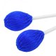 thumbnail image 3 of Lot de 2 baguettes de batterie en laine bleue, manche en fibre de verre, toucher fin et stable, pour percussions WA09, 3 of 4
