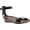Black Luster Lthr/Black Raven Lthr/Black Madras Lthr, variant on Women's Naot, Pixie Sandal