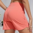 thumbnail image 4 of TANYSU Women's High Waist Beach Shorts With Lined Pockets Loose Casual Athletic Summer Shorts Outdoor Activities Daily Wear Solid Color Bottoms Holiday, 4 of 7