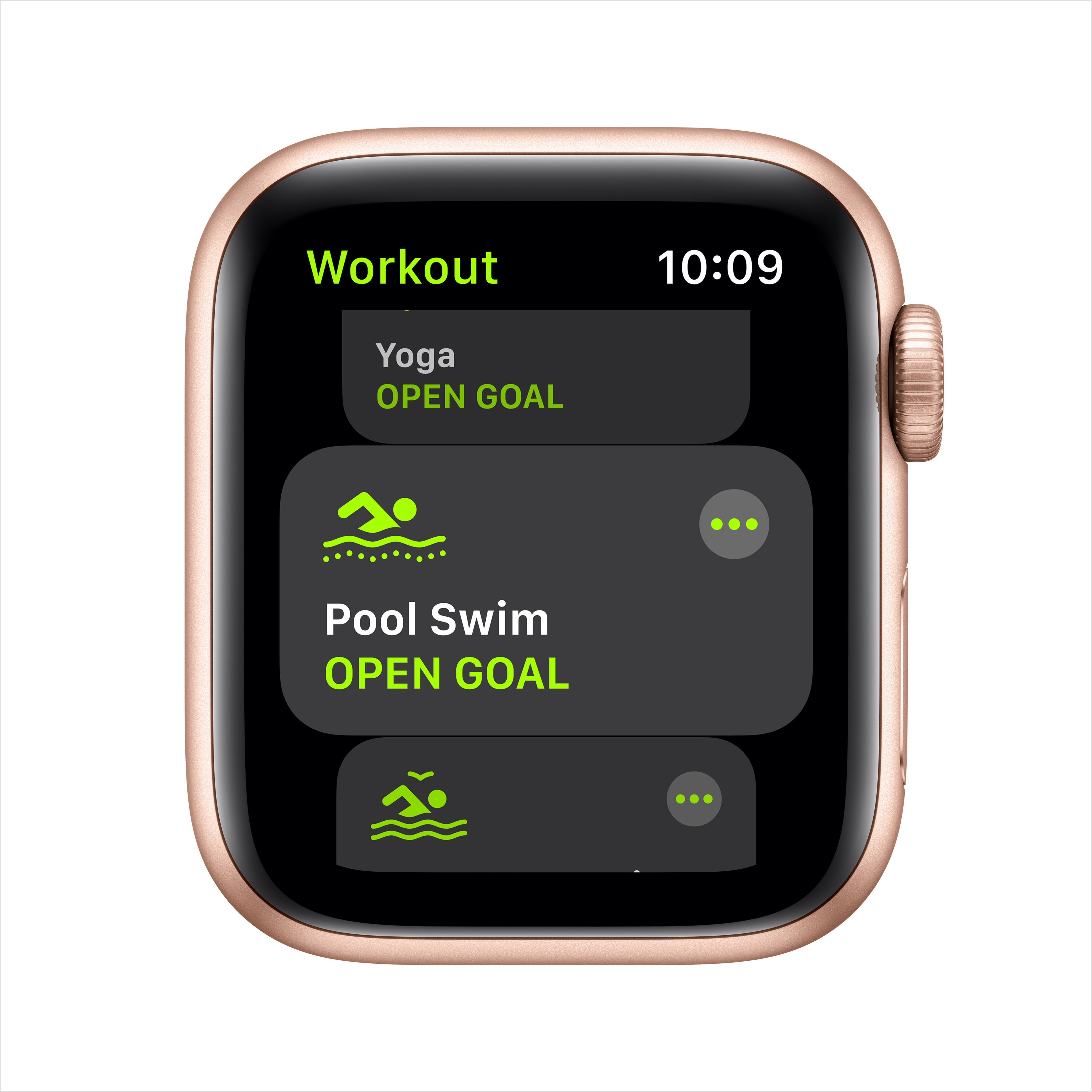 Apple Watch SE (1st Gen) GPS, 40mm Gold Aluminum Case with Pink Sand Sport Band - Regular - image 4 of 9
