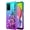 Teal/Purple, variant on Galaxy A03S Case,Samsung 03S Case with HD Screen Protector,Gradient Quicksand Glitter Liquid Floating Waterfall Durable Girls Cute Phone Case for Samsung Galaxy A03S (Purple/Blue)