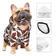 thumbnail image 3 of Balery A Rooster With Chickens Sudadera con Capucha para Perros Pequeños – Ropa para Mascotas, Disfraz para Perros y Gatos, Ideal para Fiestas y Cosplay-X-Large, 3 of 7