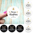 thumbnail image 2 of Pegatinas navideñas Papá Noel Feliz Navidad Pegatinas Etiquetas Regalo Navidad Regalo Año Nuevo Decoraciones navideñas para el hogar, 2 of 5