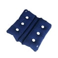 thumbnail image 1 of Foldable Air Inflatable Cushion Seat Chair Coccyx Pain Relief Inflatable Wheelchair Pillow Pad Dark Blue, 1 of 7