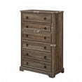 thumbnail image 7 of Leumius Modern 6 Drawer Dresser for Bedroom,Tall Chest of Drawers Closet Organizers & Storage Clothes for Living Room,Hallway,Gray Wash, 7 of 7