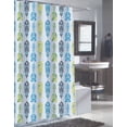 thumbnail image 2 of Live Life Vibrant Damask Extra Long Fabric Shower Curtain (70" x 84"), 2 of 2
