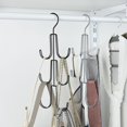thumbnail image 3 of 2 unidades de perchas para guardar bolsos, organizadores de armario, soporte para colgar bolsos, gancho de metal plateado para guardar bolsos, percha para mochilas, percha para ahorrar espacio, 3 of 4